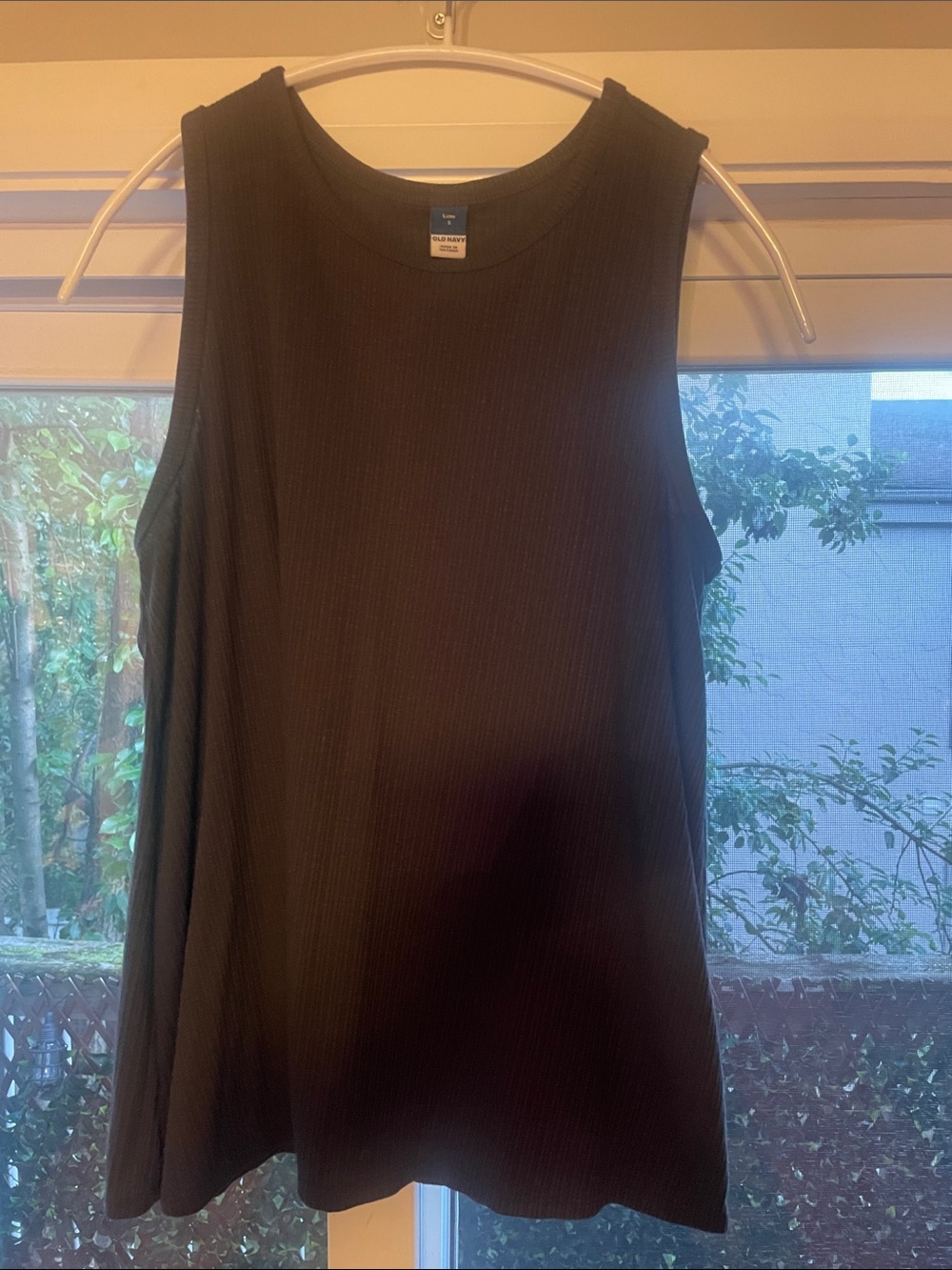 Old Navy Black Ribbed Tank Top